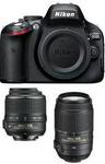Nikon D5100 With 18-55mm & 55-300mm Lens Kit