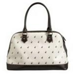 Polo Synthetic Handbags Dome Shopper - Beige Black