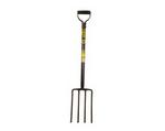 Lasher 4p All Steel Fork Black