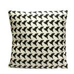 Handmade By Me Black Origami Birds Cushion