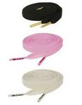 Mr Lacy Three Pack Shoelaces  Pink White Black