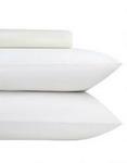 Sheraton Cream Double Fitted Sheet Extra Depth & Pillow Case Pair 100% Cotton 200 Thread Count