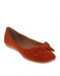 Utopia Bow Micro Pumps Orange
