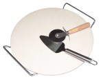 Alva Pizza Stone With Handle & Cutter