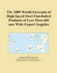 The 2009 World Forecasts of Hot-Rolled Stainless Steel Flat-Rolled Products of At Least 600 mm Wide and Less Than 3 mm Thick in Coils Export Supplies Icon Group International