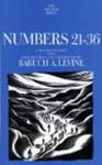 Numbers 21-36 (The Anchor Yale Bible Commentaries)
