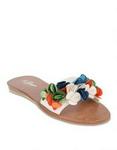 Ginger Single Strap Sandals  White