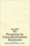 Progress in Communication Sciences, Volume 7: (Progress in Communication Sciences)