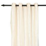 Svenmill Cream Drop Faux Silk Cream Extravaganza Taped Curtain