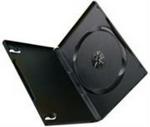 E-Box Black 10 Pack Single Disc 14mm DVD Case
