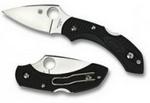 Spyderco C28pbk2 Dragonfly 2 Plain Black Folding Knife