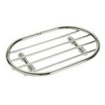 Steel Craft Oval Soap Holder  Grey