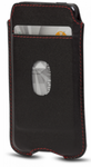 D'Bramante Leather Cover With Pocket For Iphone 5 - Smooth  Black