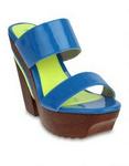 Launch Platform Sandals  Blue