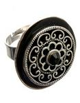 925 Jewellery Round Ring With Diamante Stone