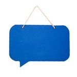 A.scribe Speech Bubble Chalkboard Multicolor