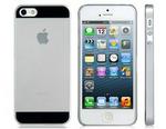 Dual Color Painting Pc Plastic Protective Case For Iphone 5  Black