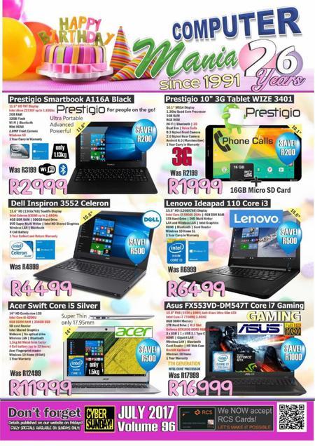 Find Computer Mania Deals Online Compare Prices Save On Specials Pricecheck