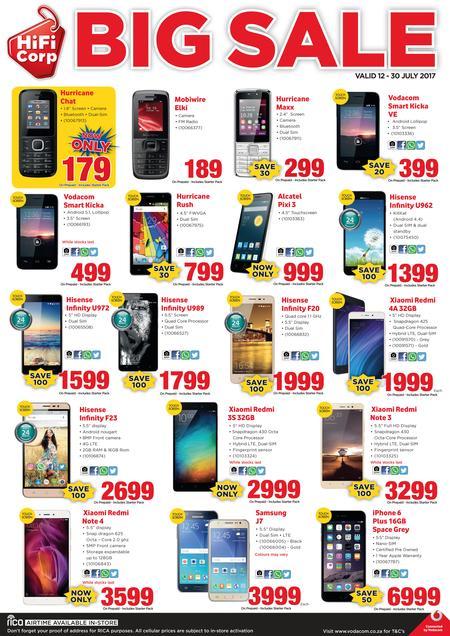 cell phone specials at hifi corporation