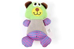 Colourful Cute Bear Polyester Chew Toy Plush For Dogs