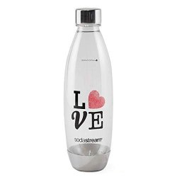 Sodastream 1L Metal Love Carbonating Bottle