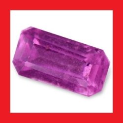 Rhodolite Garnet - Purple Red Octagon Facet - 0.22CTS