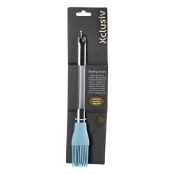 Pastry Brush - Basting - Silicone - Blue & Silver - 5 Pack