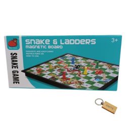 Snakes And Ladder Board Game And Smte Keyring
