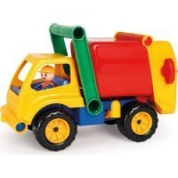 Toy Garbage Truck With Toy Figure And Bin Aktive Multi-coloured 30CM