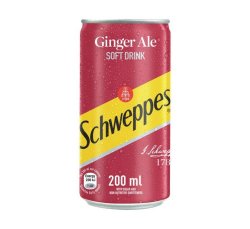 Ginger Ale Soft Drink Can 200 Ml