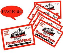 Fisherman's Friend Original Extra Strong Lozenges 45G-PACK-OF-24 By Fishermans