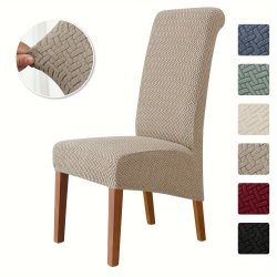 1PC Stretch Chair Slipcovers Dining Chair Cover Furniture Protective Cover For Dining Room Living Room Office Home Decor