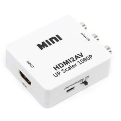 1080P HDMI MINI Vga To Rca Av Composite Adapter Converter