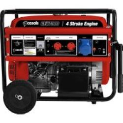 Casals Electric recoil Start Single Phase 4 Stroke Generator 5700W Red