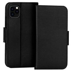 FYY Case For Iphone 11 Pro 5.8 Luxury Cowhide Genuine Leather Rfid Blocking Wallet Case Handmade Flip Folio Cover With Kickstand Function And Card Slots For