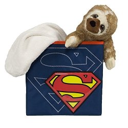 Everything Mary Superman Advanced Collapsible Storage Bin By Dc Comics - Cube Organizer For Closet Kids Bedroom Box Playroom Chest - Home Decor Basket