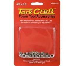 Tork Craft Thread Repair Kit M5 X 0.8 X 1.5MM Repl. Inserts For NR5005