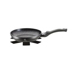 20CM Marble Coating Fry Pan - Black Silver Collection