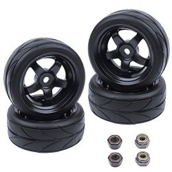 DNhobby Hobbypark 1 10 On Road Tires & Wheels Rims 12MM Hex Hub For Redcat Hpi Tamiya Hsp Exceed Rc Touring Car Tyre 4-PACK