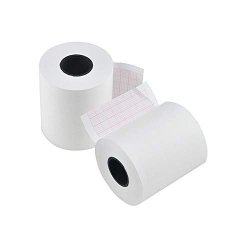 Denshine 2 Rolls Thermal Print Paper For Patient Monitor Vital Signs Monitor Printer Paper Width 50MM 1.97" Length 20M 787.4