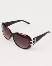 Bad Girl Couture Sunglasses in Brown Gold