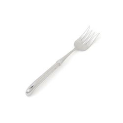 Carlisle Venico Meat Fork 11"L 4-TINE One-piece Hollow Handle Dishwasher Safe 18 8 Stainless Steel Mirror-polish Finish 607658