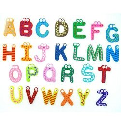 1SET 26 Letters Magnetic Letters For Educating Kids In Fun -educational Alphabet Refrigerator Magnets