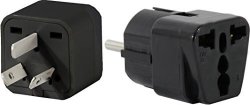 Us To Argentina Travel Adapter Plug For Usa universal To South America Type I & E C f Ac Power Plugs Pack Of 2