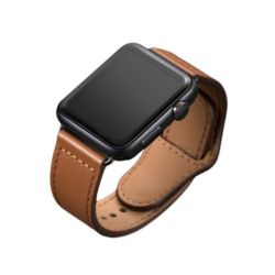 Leather Band For Apple Watch - 38MM 40MM Brown