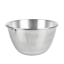 Mixing Bowl - Kitchen Accessories - Stainless Steel - Silver - 26CM