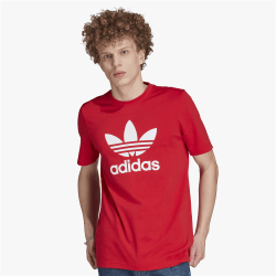 Adidas Originals Men&apos S Adicolor Red T-Shirt