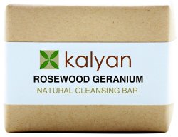 Kalyan Rosewood Geranium Natural Cleansing Bar - 100G