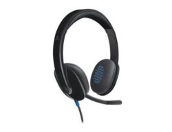 Logitech Headset H540 USB Headset Laser Tuned Drivers Comfortable Padding On Ear Audio Controls Plug & Play