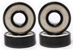 Tgm Skateboards Abec 7 Scooter Ball Bearings 1 Set Of 4 For Kick Scooter Or Skate Wheels 608RS